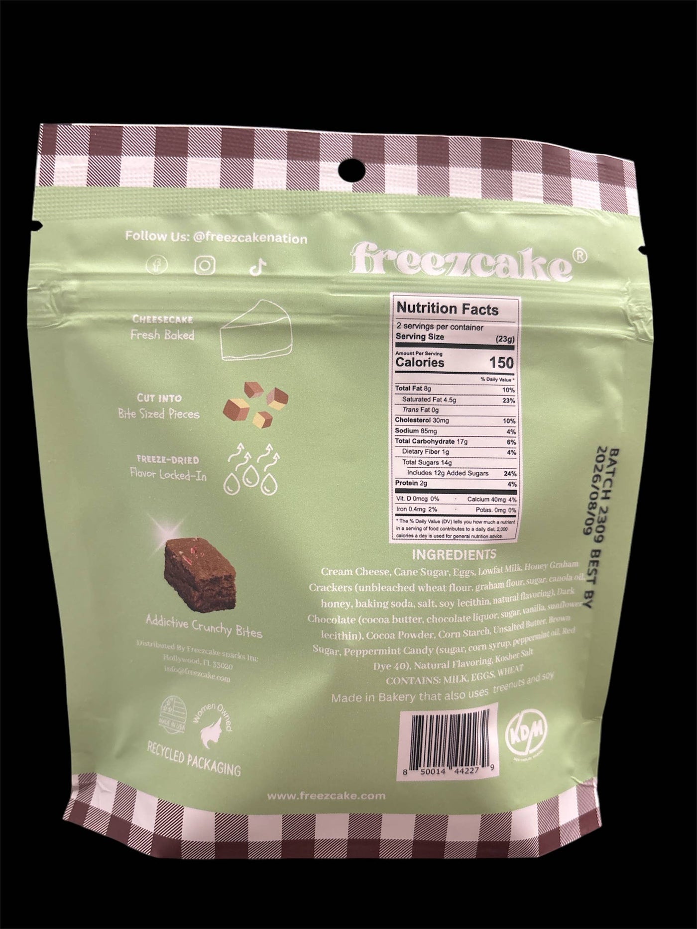 Freezcake Bites: Chocolate Peppermint