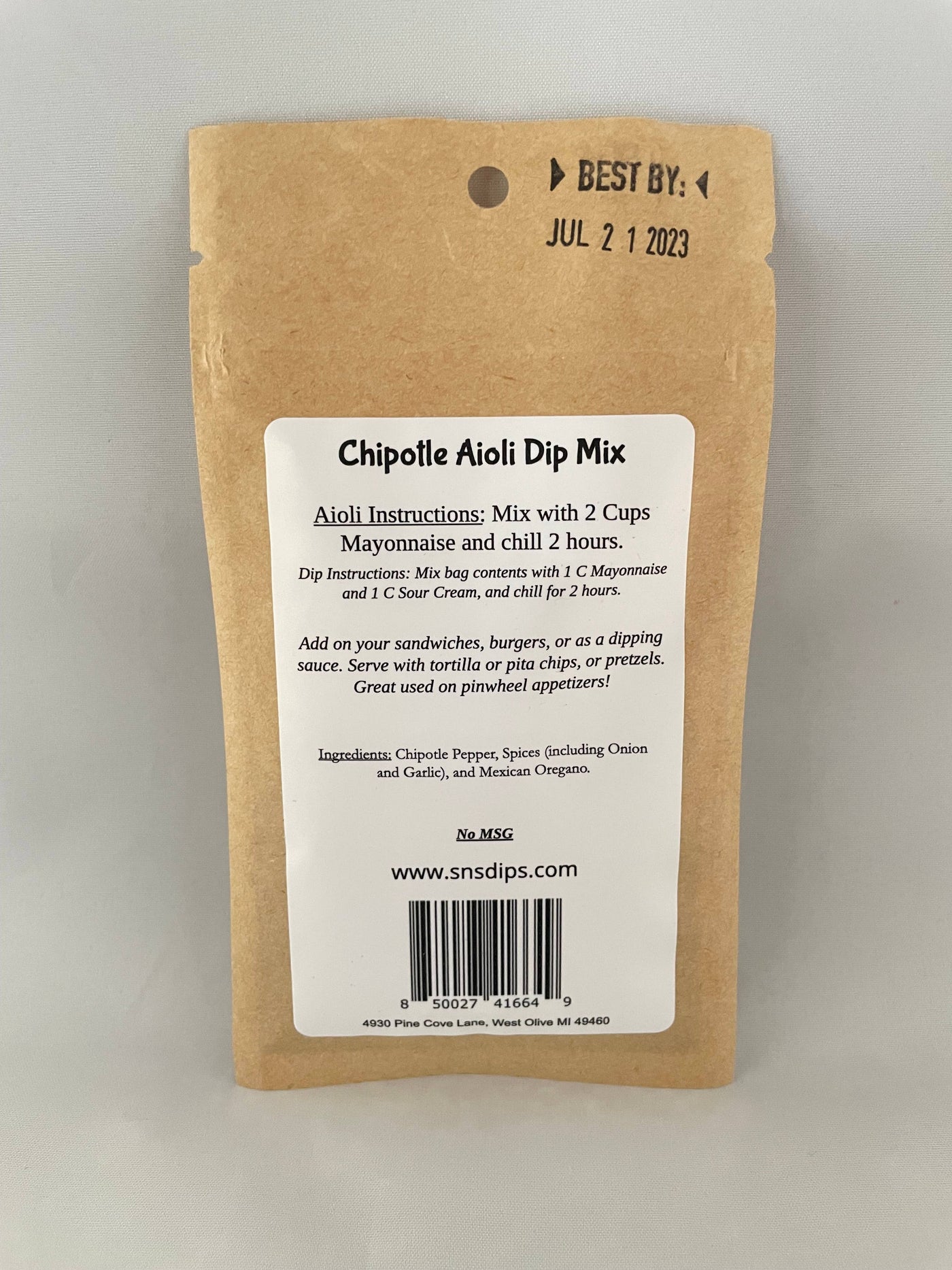 Dip Mix: Chipotle Aioli