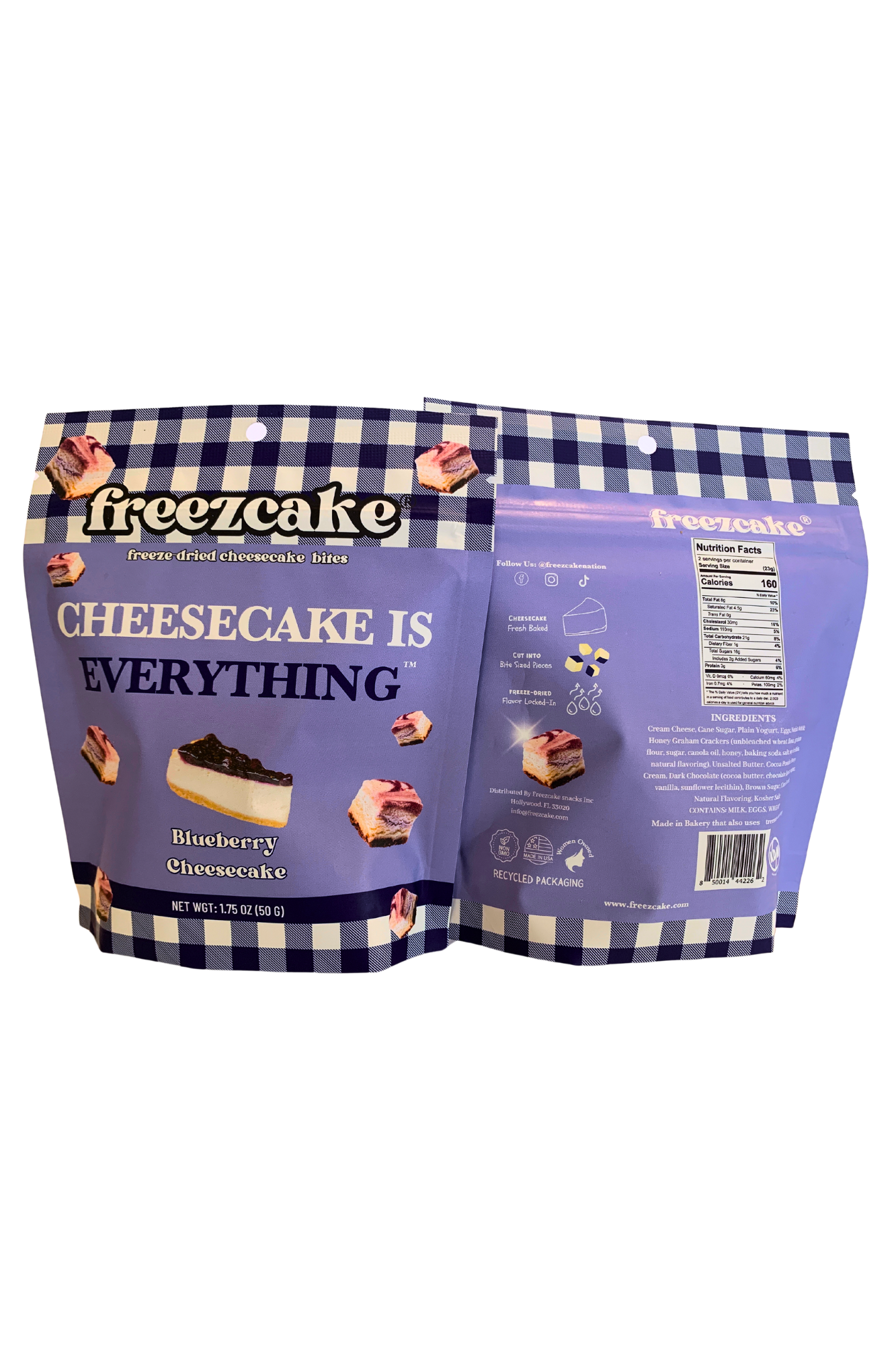 Freezcake Bites: Blueberry