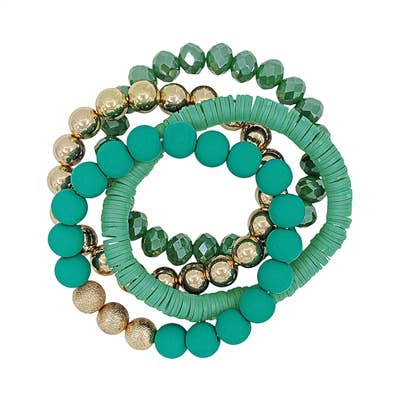 Gracefully Green Bracelet Set