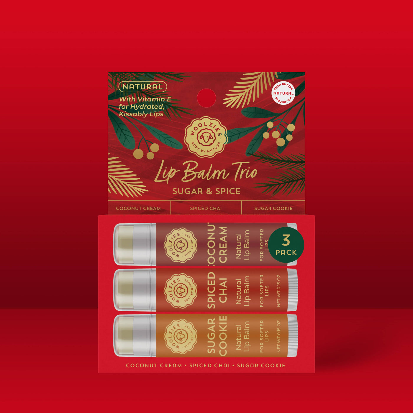 Lip Balm Trio: Sugar & Spice