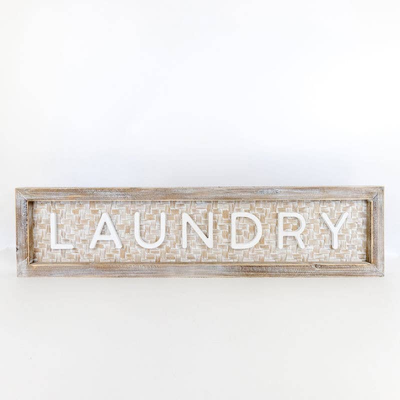 Laundry Wood Decor