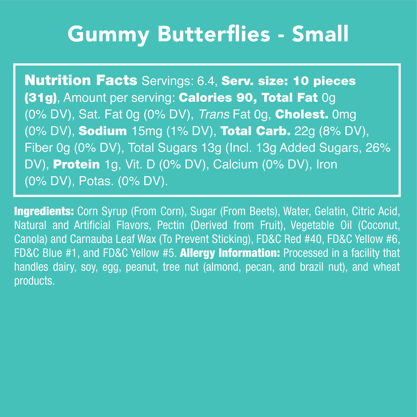 Butterfly Gummy Candy