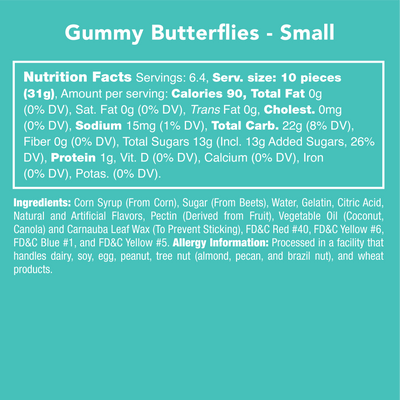 Butterfly Gummy Candy