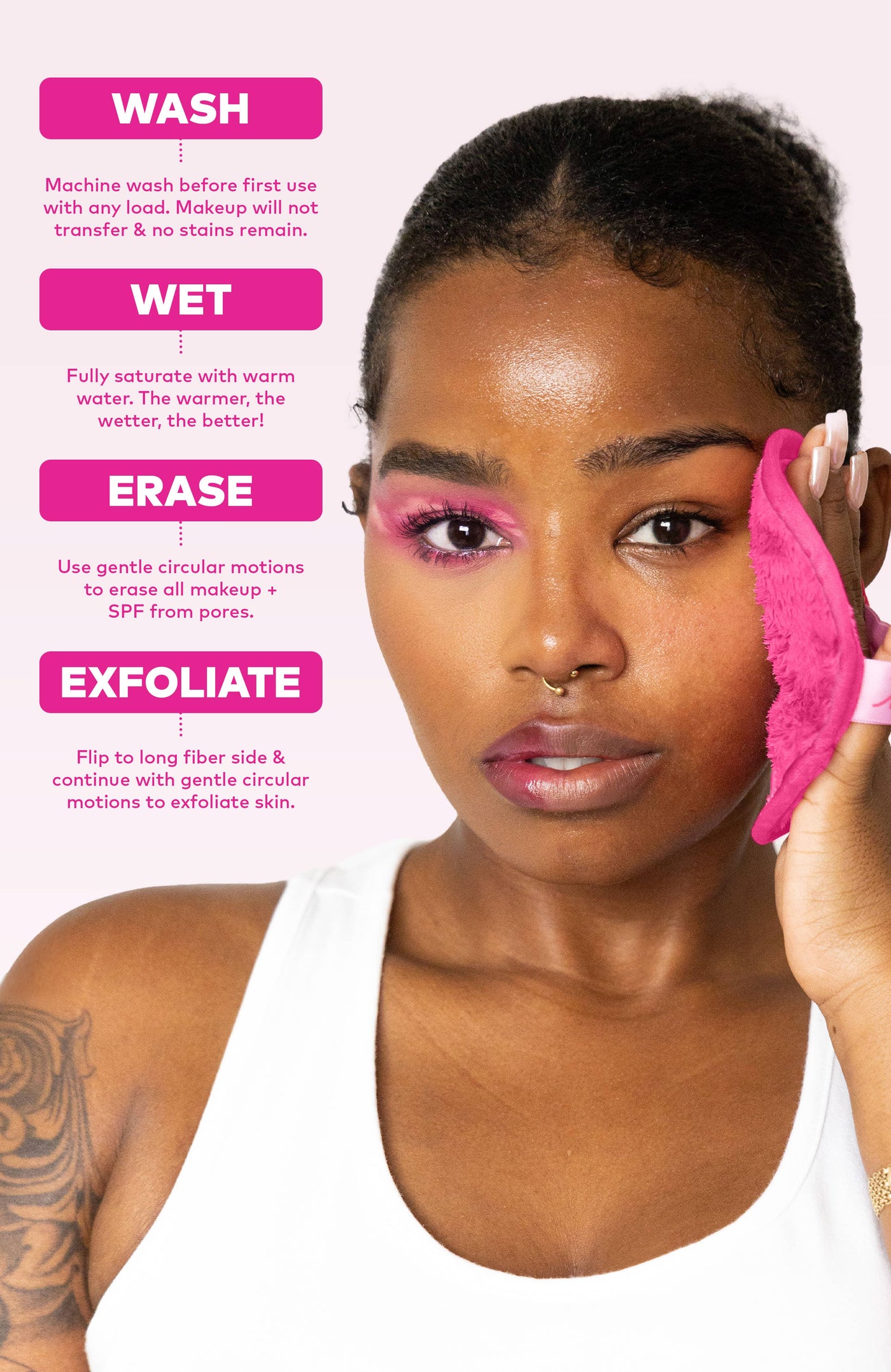 7-Day MakeUp Eraser Set - Ballet Core