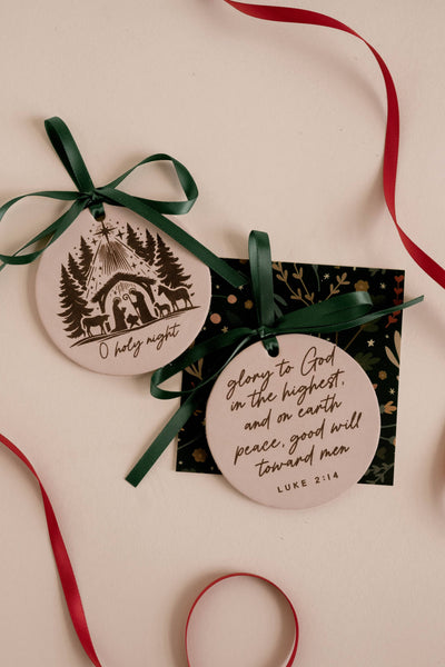 Holy Night Ornament I Christian Faith