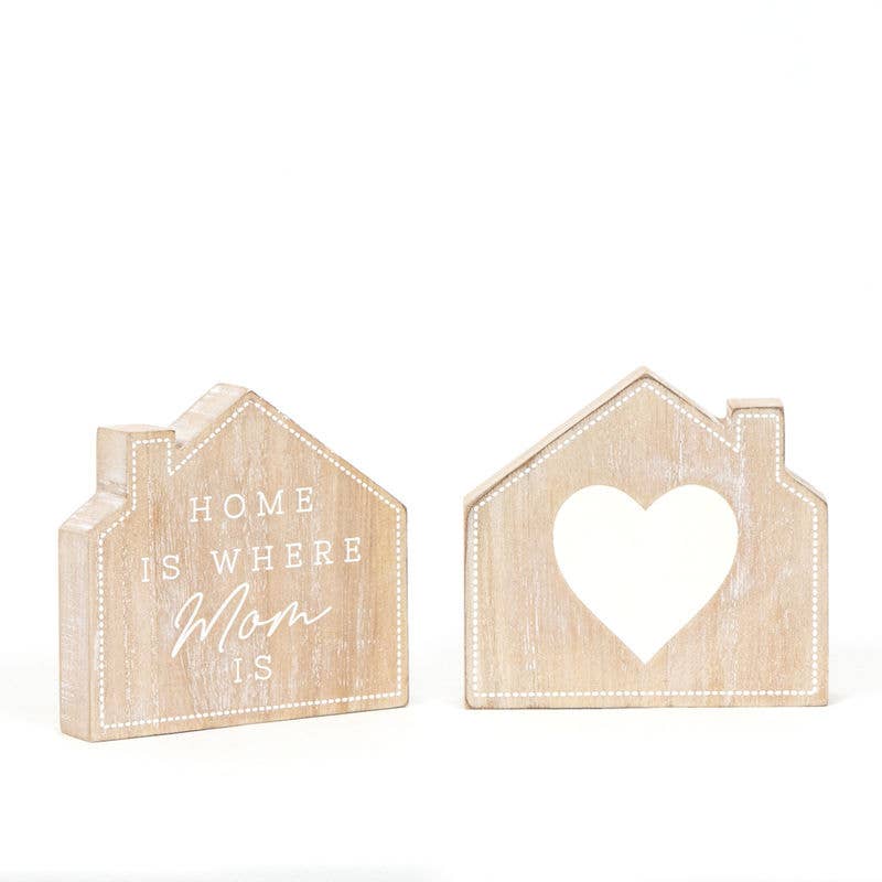 Home Is Where Mom Is Wood Decor