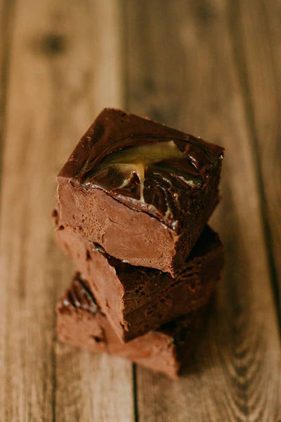 Fudge: Chocolate Caramel Cheesecake