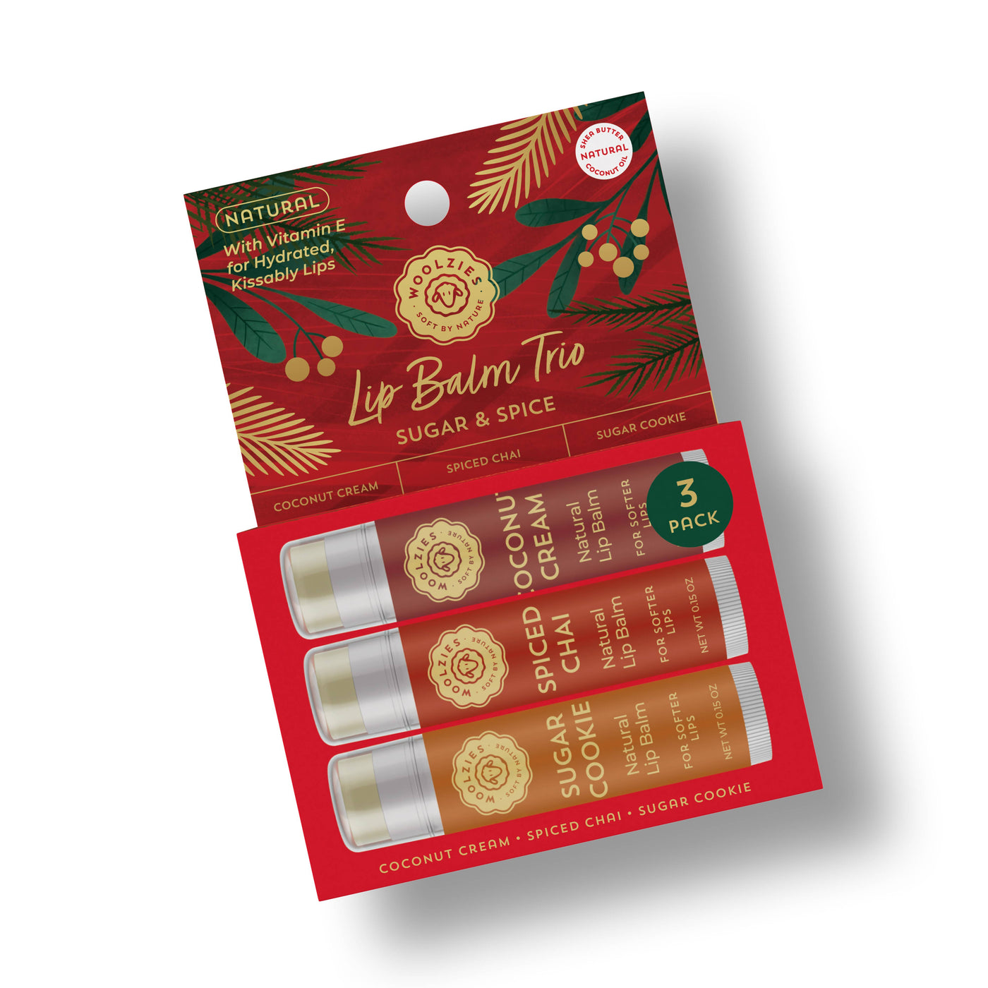 Lip Balm Trio: Sugar & Spice