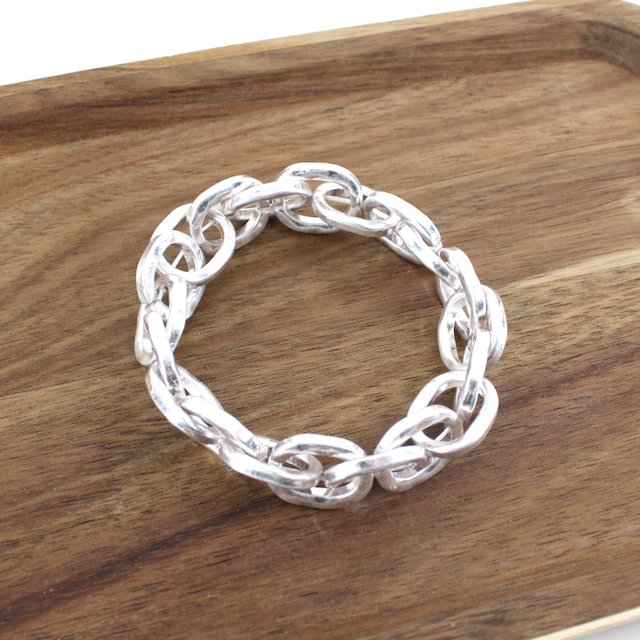 Link By Link Silver Stretch Bracelet