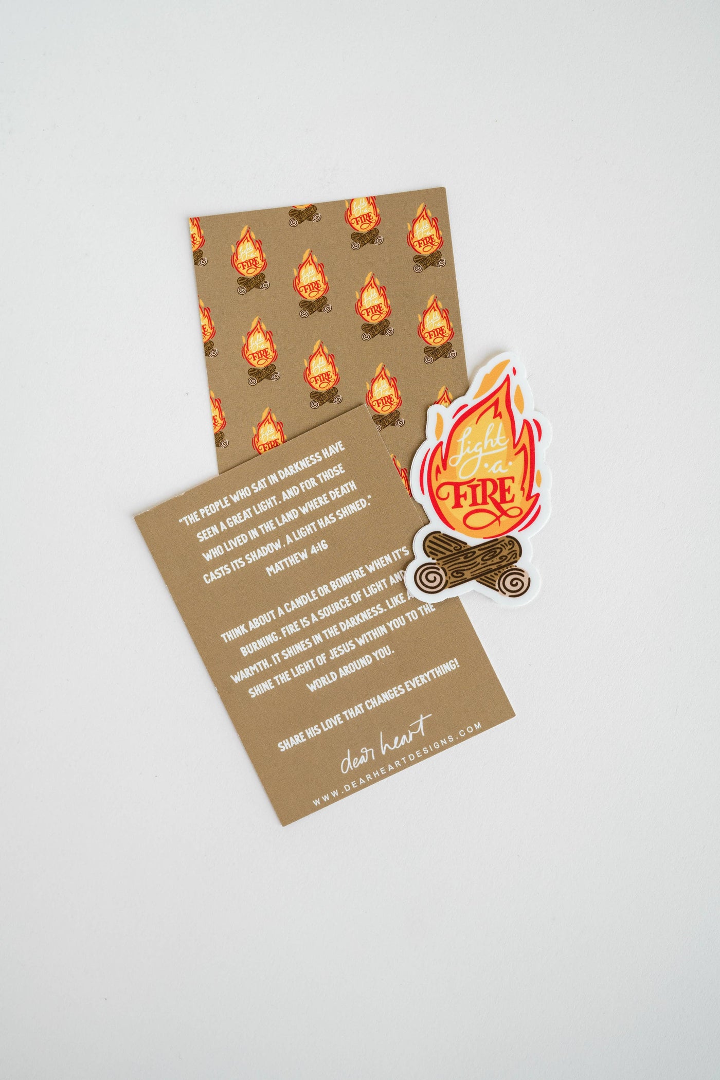 Light A Fire Sticker I Christian Sticker I Gift