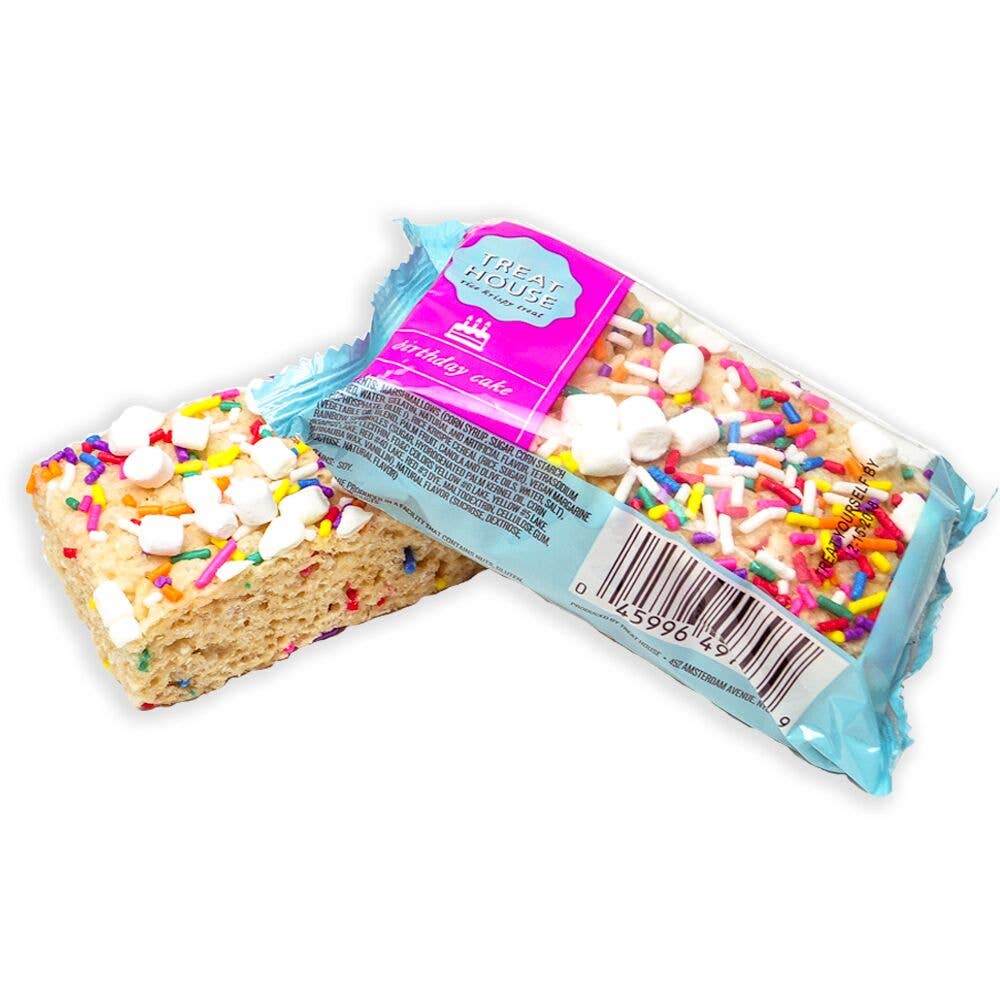 Treat House Rice Krispie: Birthday Cake