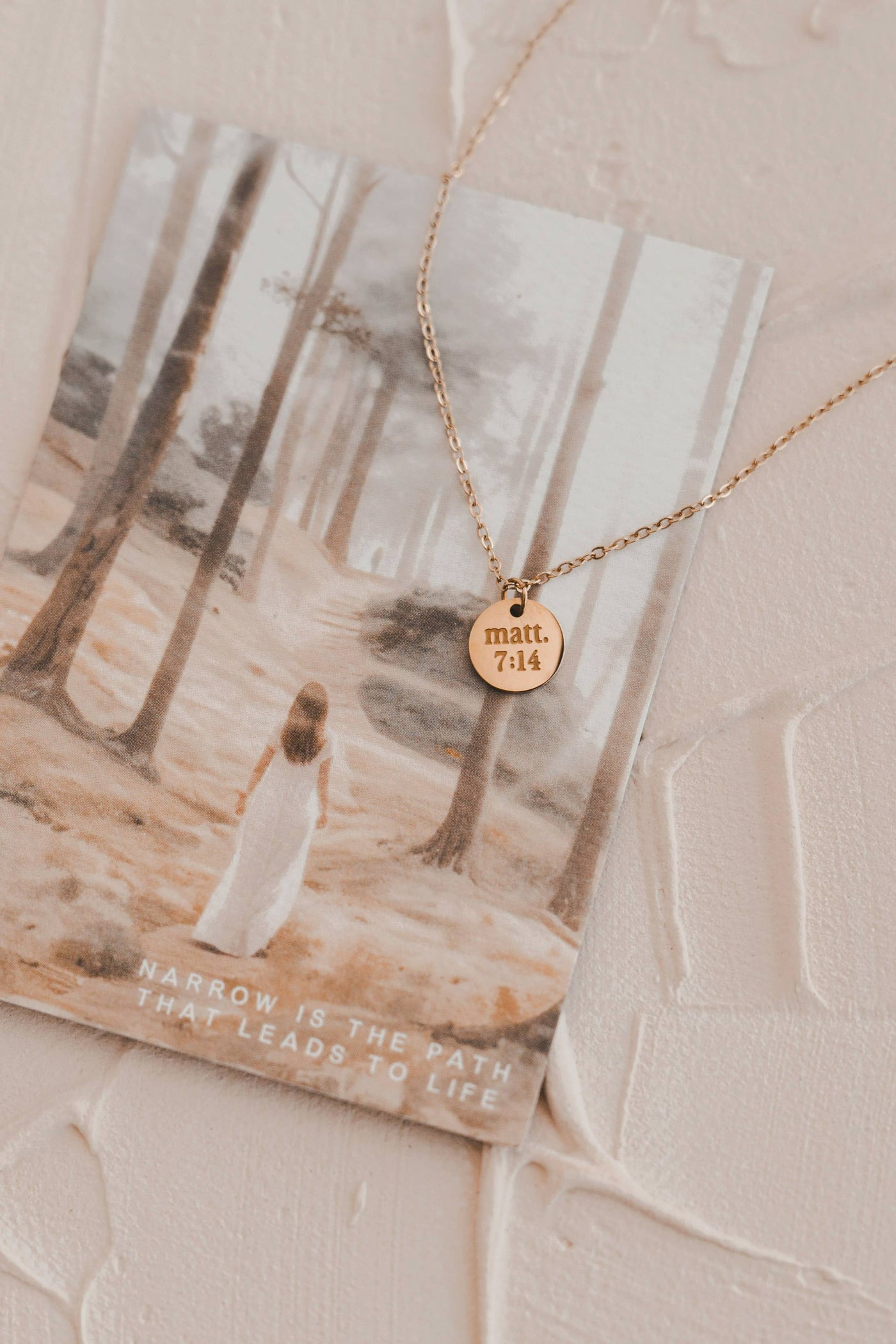 Path Disc Necklace | Christian Jewelry