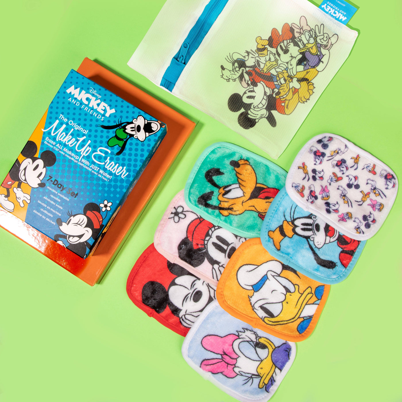 7-Day MakeUp Eraser Set - Mickey & Friends