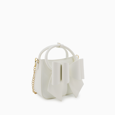 Madeline Bow Crossbody Bag: Mauve