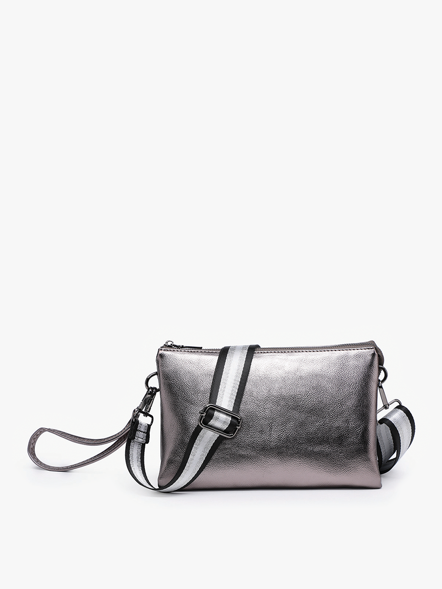 Izzy Crossbody: Gunmetal