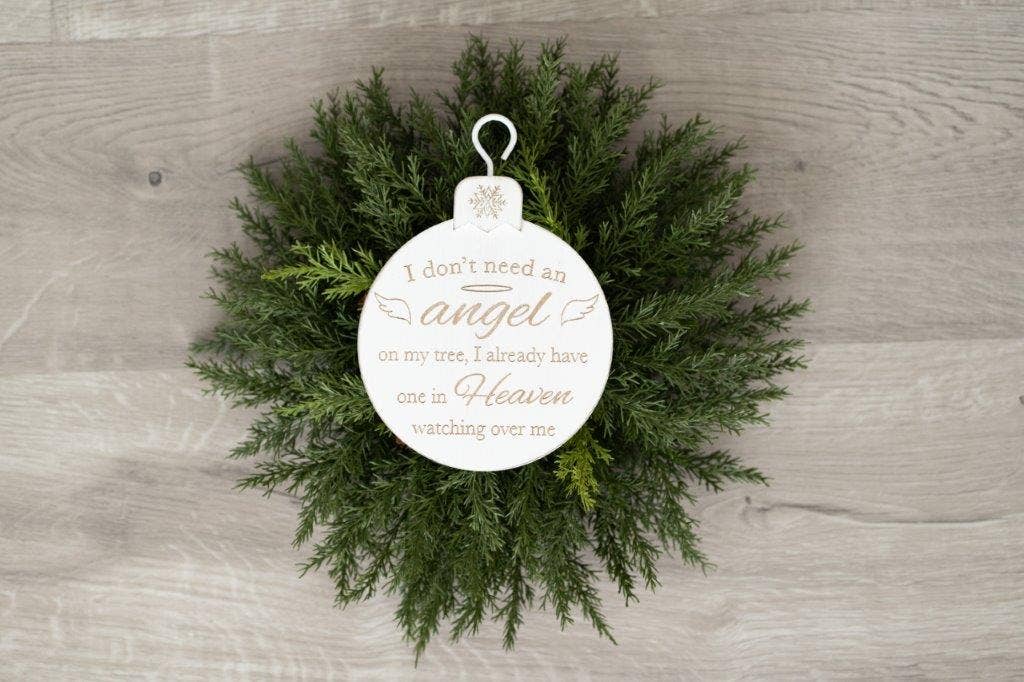 Always Remember Wood Ornament
