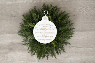 Always Remember Wood Ornament