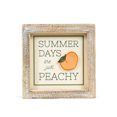 Summer Days & Fireworks Double Sided Wood Sign