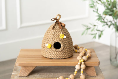 Jute Bee Hive Decor