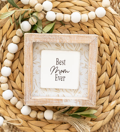 Home Is Where Mom Is Reversible Wood Decor