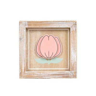 Tulip/Daffodil Spring Wood Decor