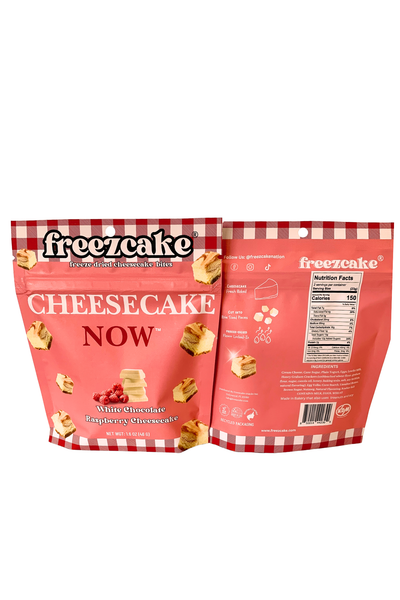 Freezcake Bites: White Chocolate Raspberry