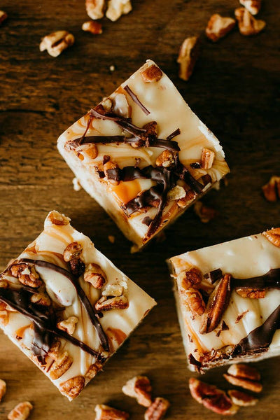 Fudge: Turtle Cheesecake