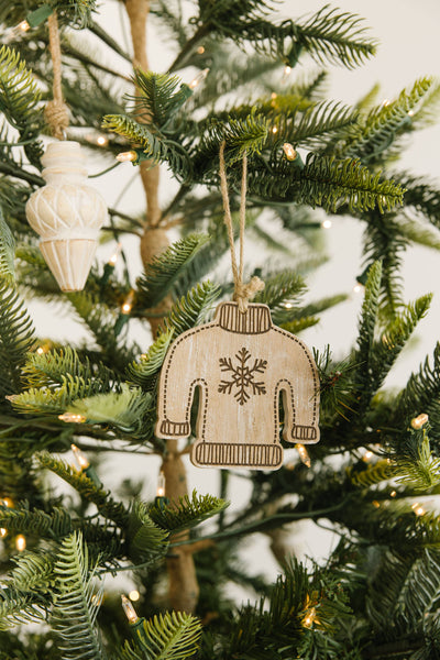 Bundle Me Up Wood Ornament