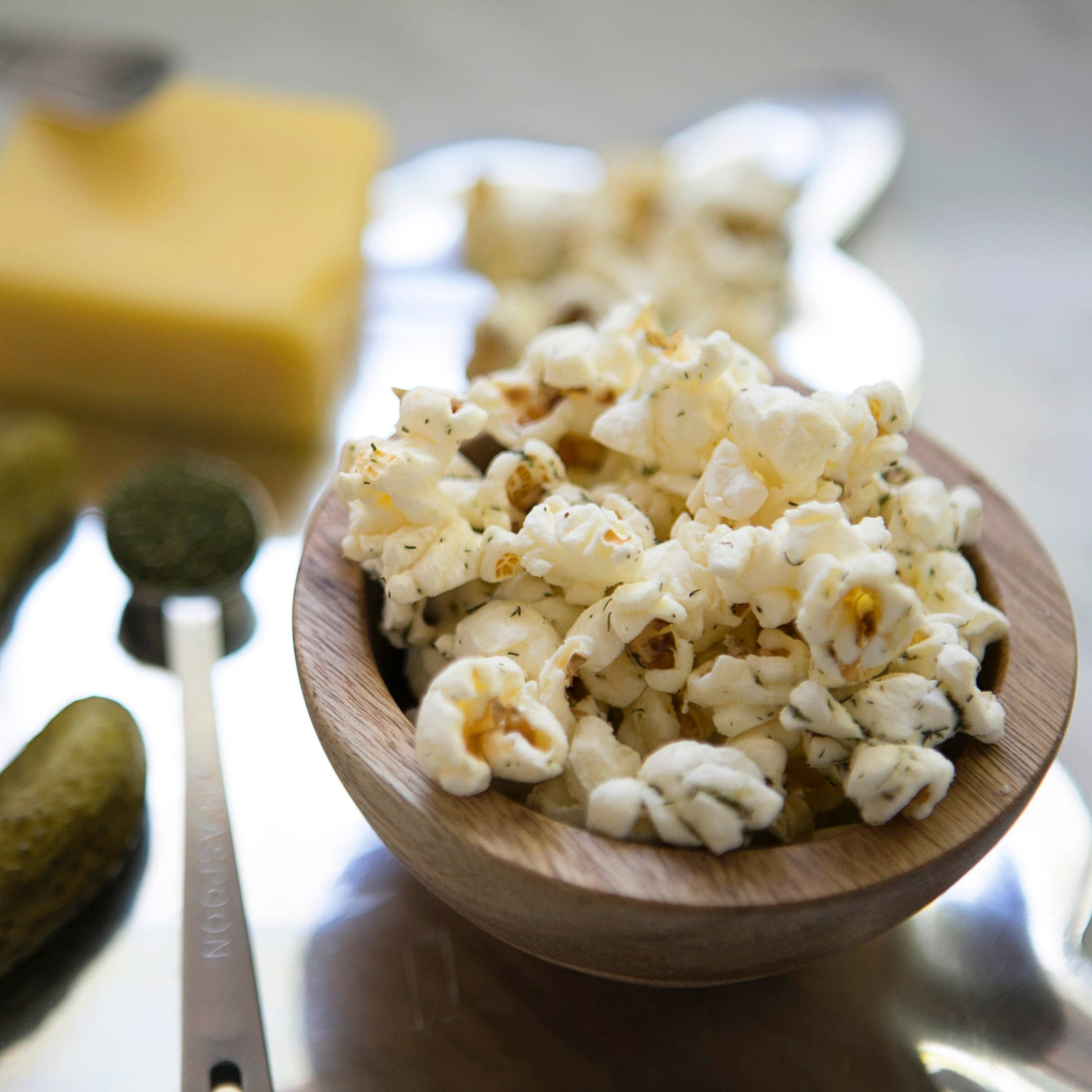 Dill Pickle Popcorn (Gluten Free)