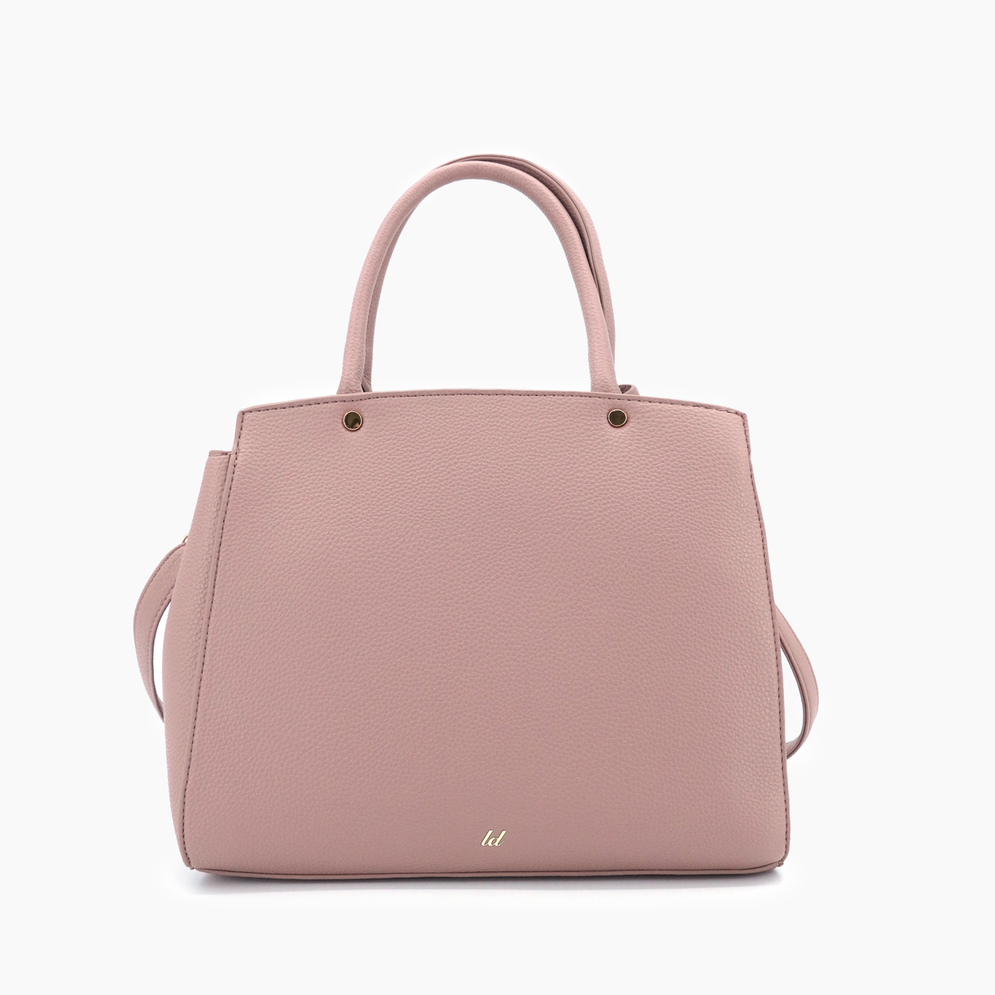 Park Double Bowtie Top Handle Satchel: Mauve