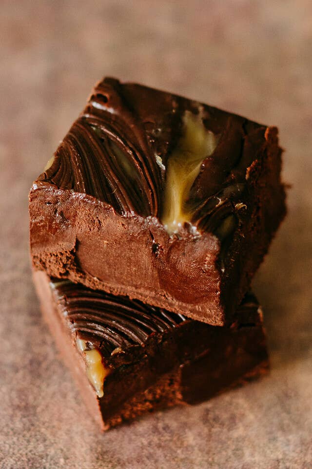 Fudge: Dark Chocolate Sea Salt Caramel