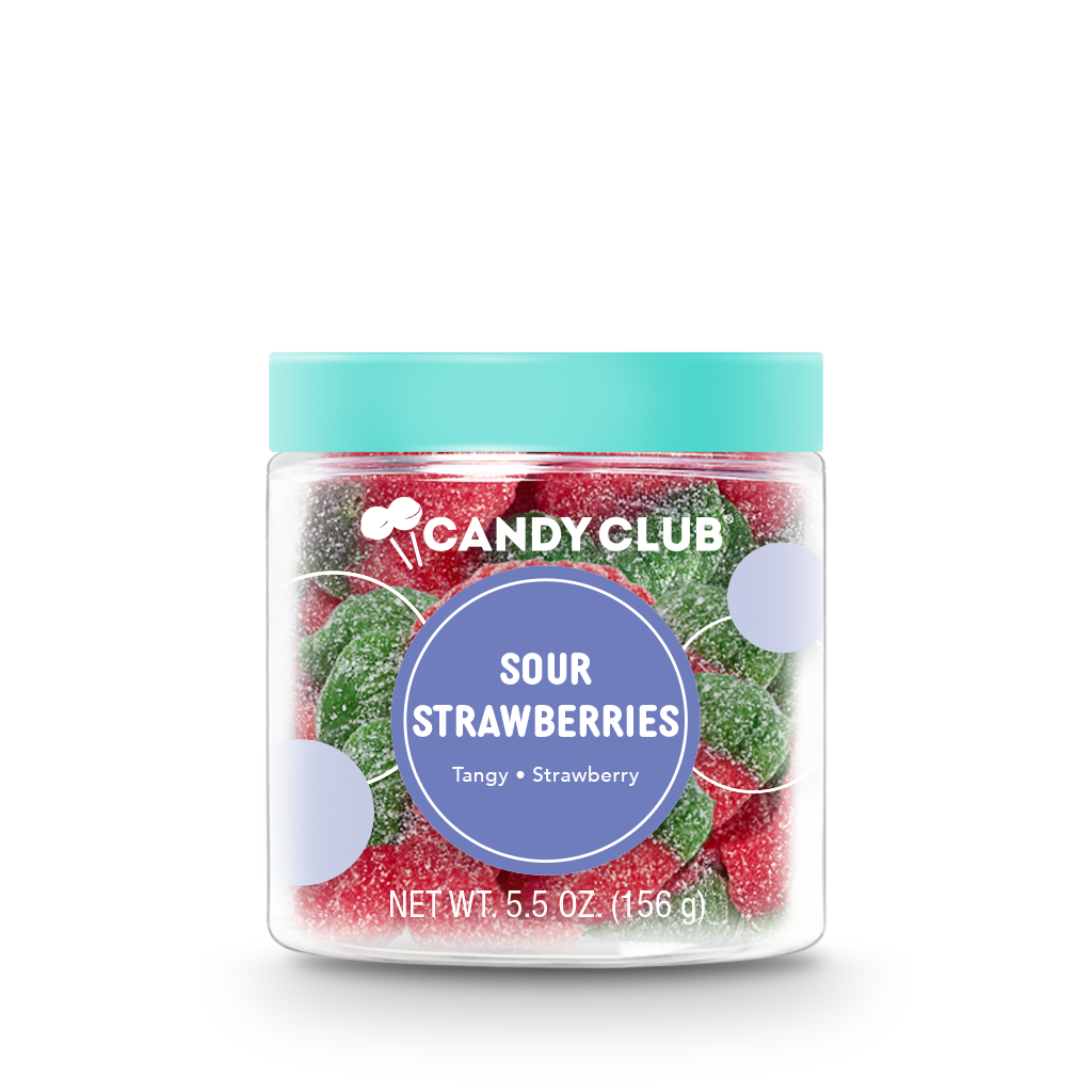 Sour Strawberry Gummies Candy