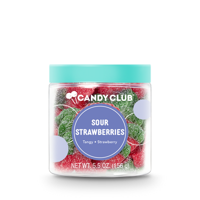 Sour Strawberry Gummies Candy