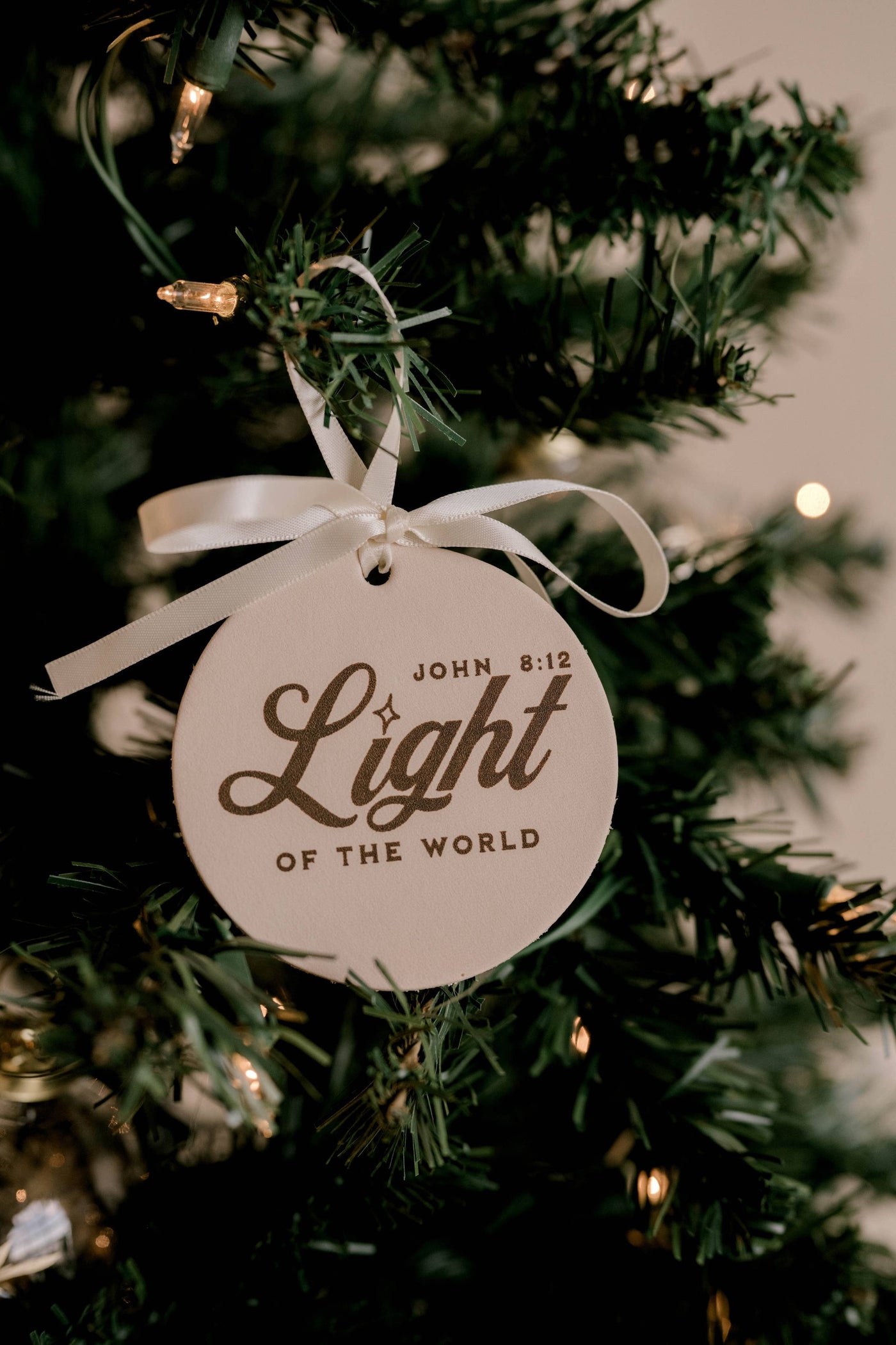 Light of The World Ornament I Christian Faith