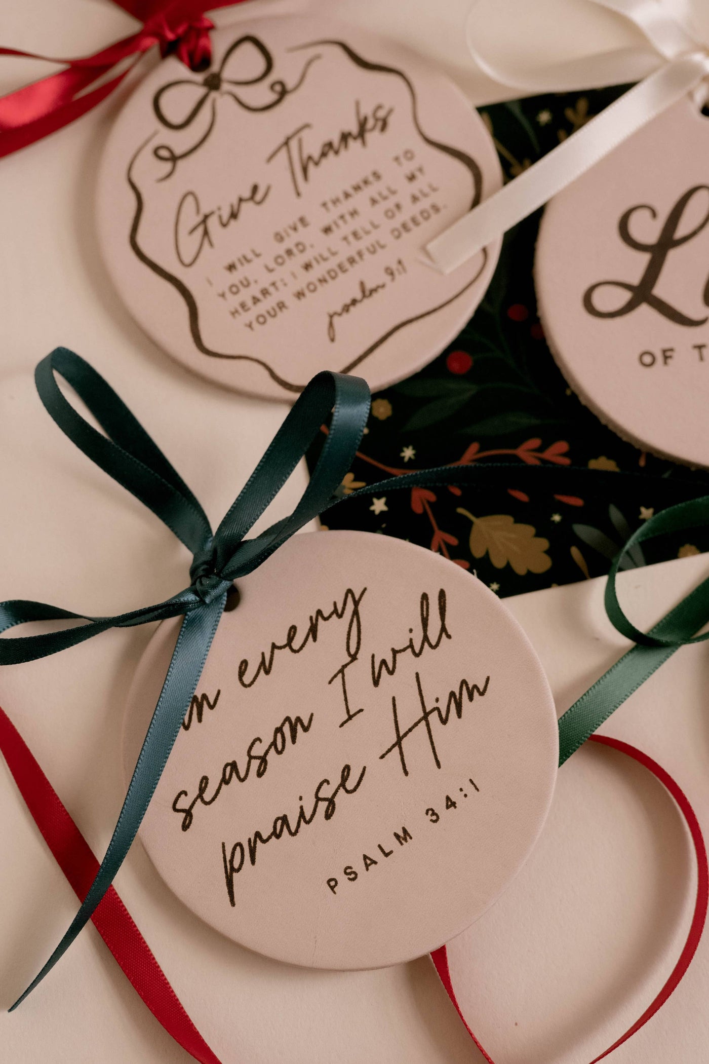 In Every Season Ornament I Christian Faith