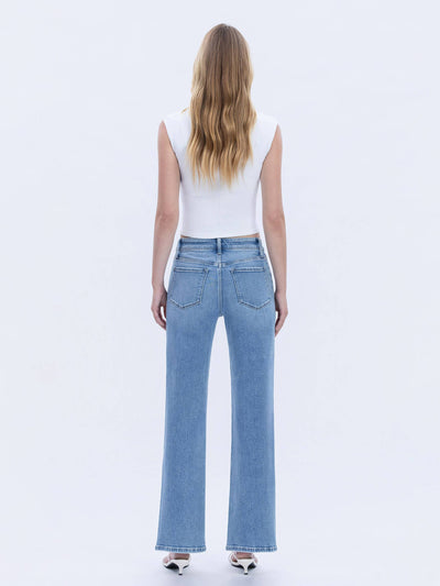 Glow Up Time High Rise Wide Jeans