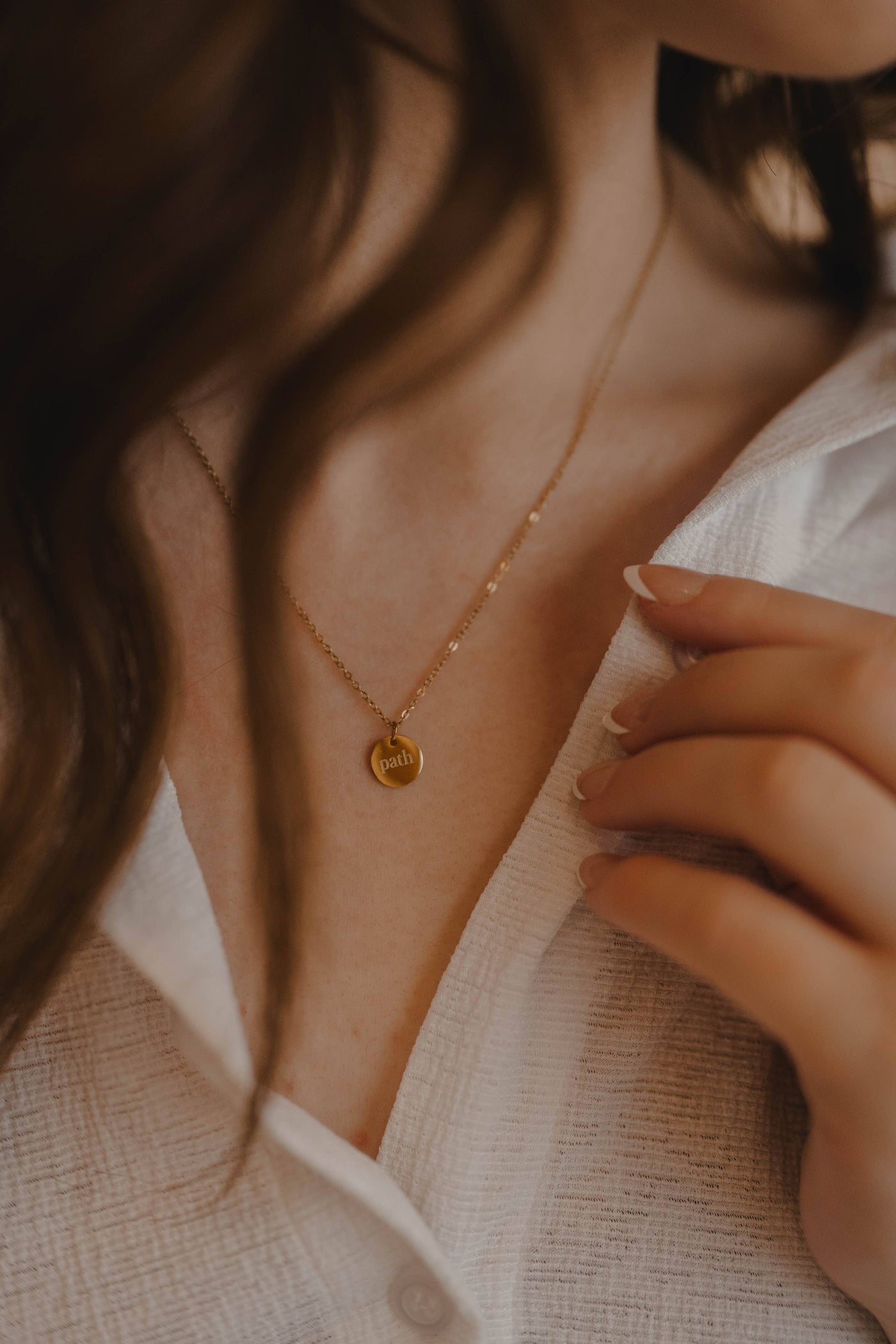 Path Disc Necklace | Christian Jewelry