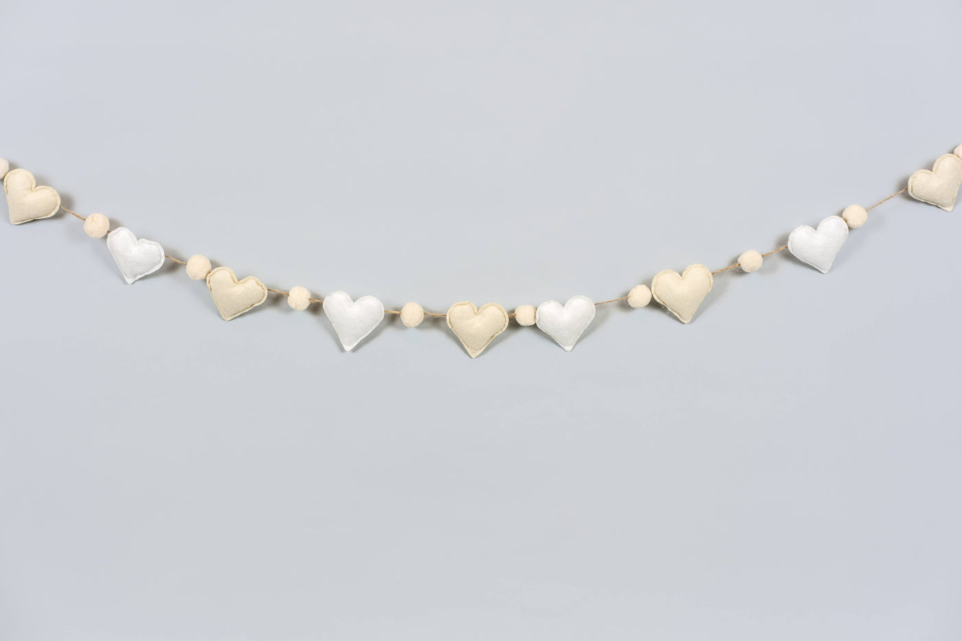 Full Of Love Felt Heart Garland Decor