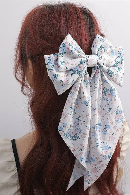 Ditsy Floral Hair Bow