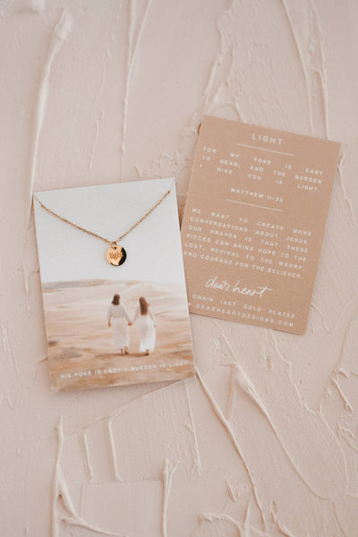 Light Disc Necklace | Christian Jewelry