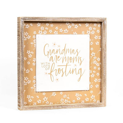 The Best Grandkids Reversible Wood Sign