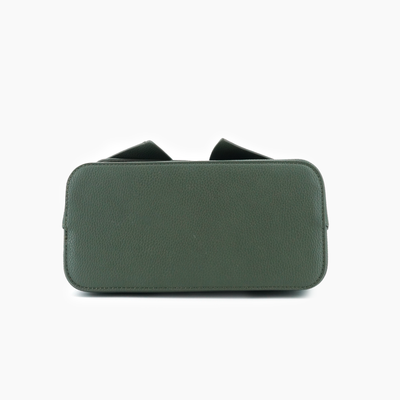 Eva Double Bow Everyday Crossbody: Dark Olive