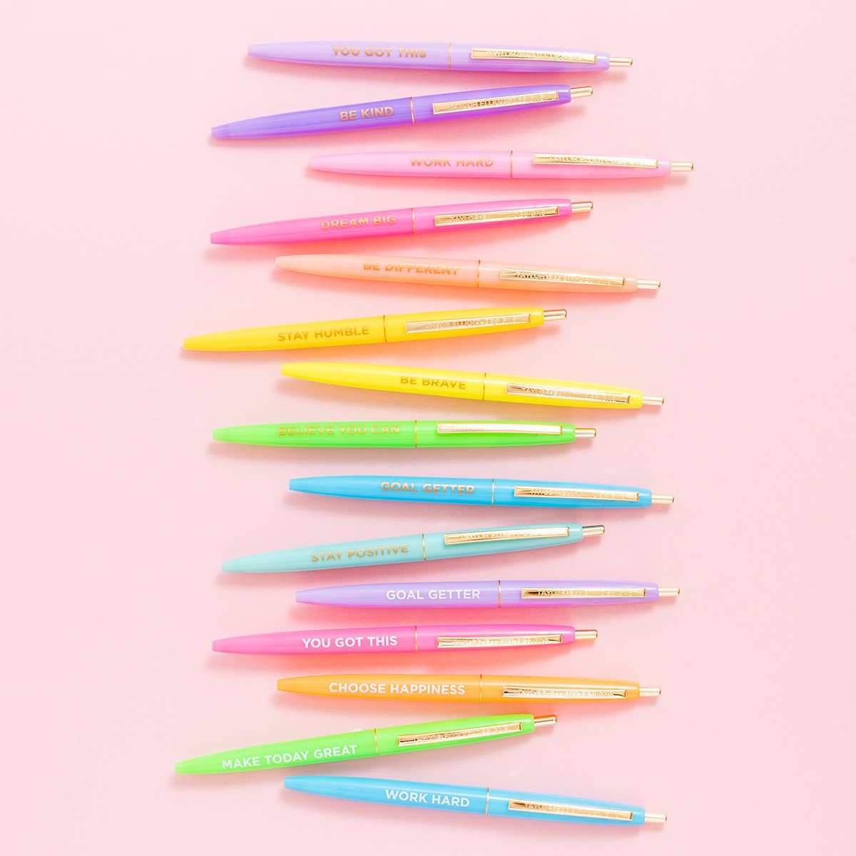10 Piece Assorted Colors Gel Pen Set: Taylor Elliott Designs