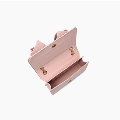 Jane Blush Overflap Bow Crossbody