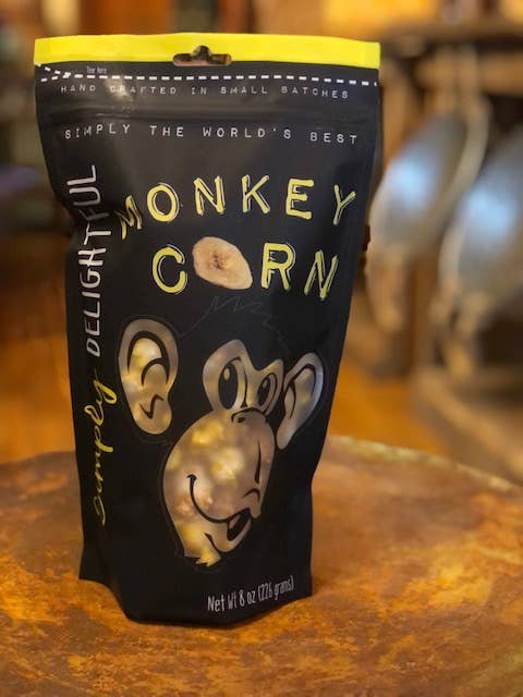 Simply Delightful Popcorn: Monkey (Caramel + Banana)
