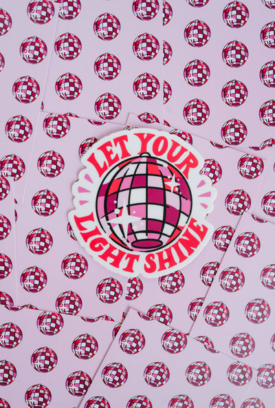Let Your Light Shine Sticker I Christian Sticker I Gift