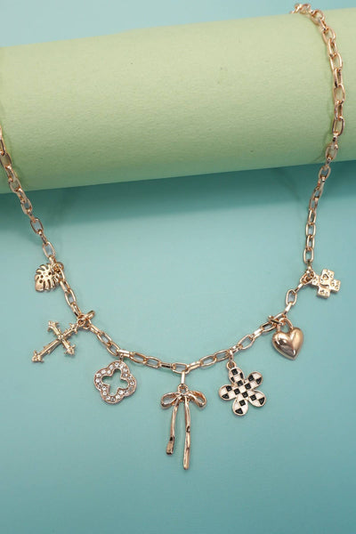 Checkmate Charm Necklace