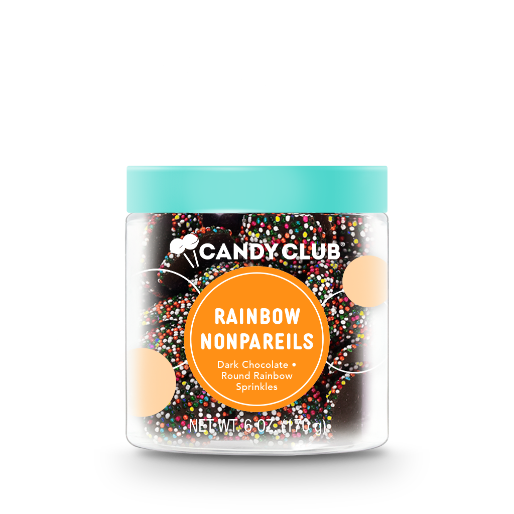 Rainbow Nonpareil Chocolates Candy