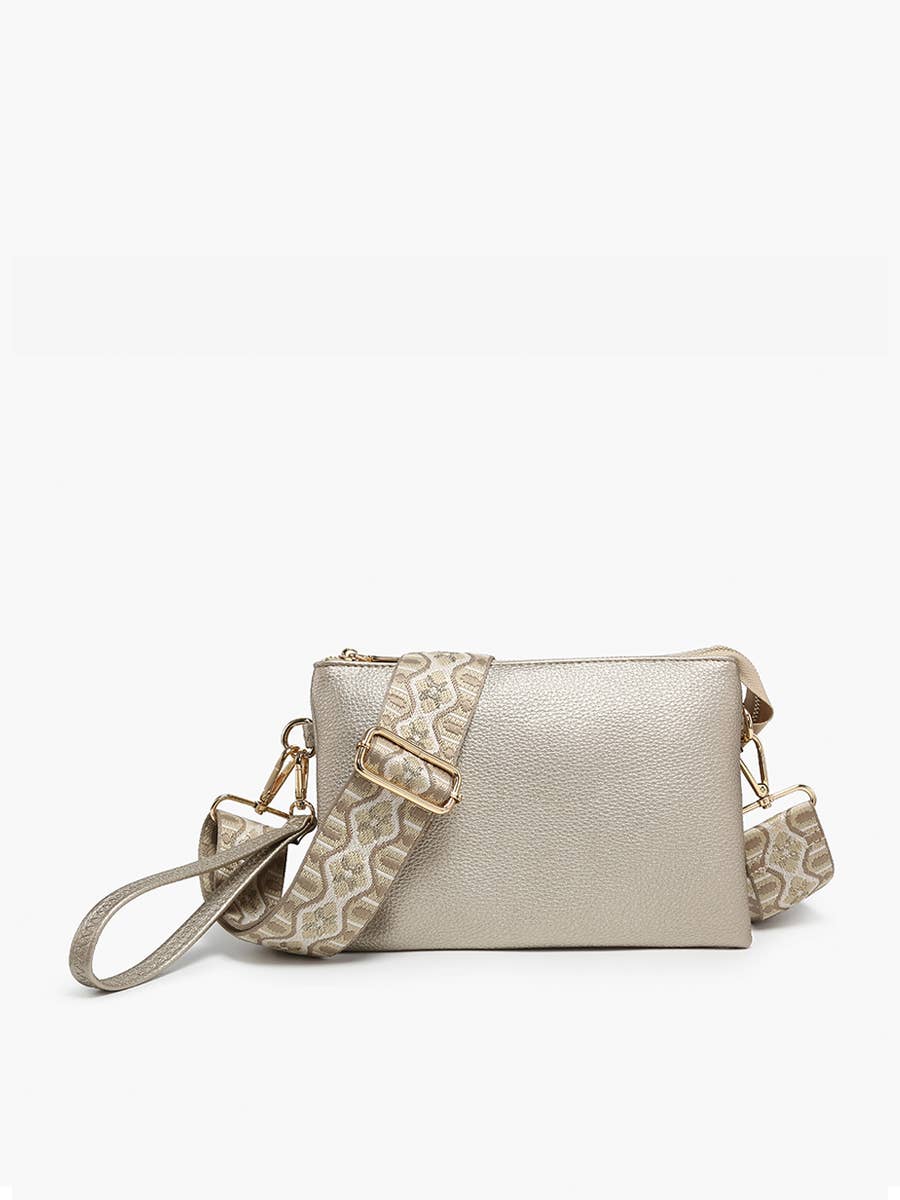 Izzy Crossbody: Light Gold